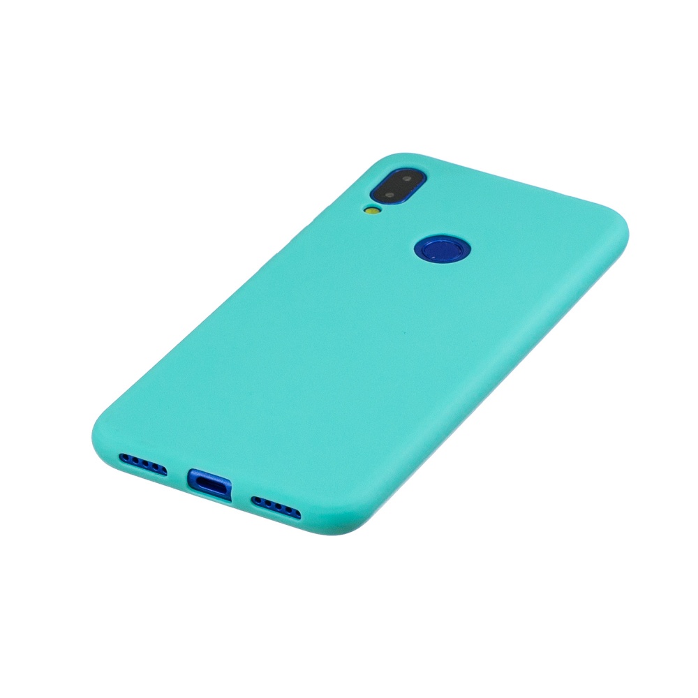 For Redmi 7 Lovely Candy Color Matte TPU Anti-scratch Non-slip Protective Cover Back Case Light blue - Image 3