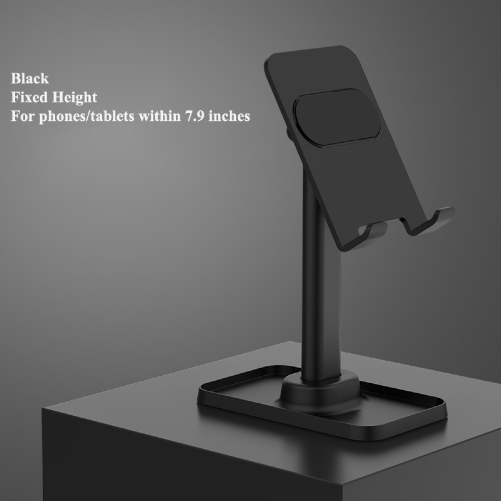 Mobile Phone Bracket Retractable Folding Stand Portable Lazy Desktop Holder Q1 Black - Image 3