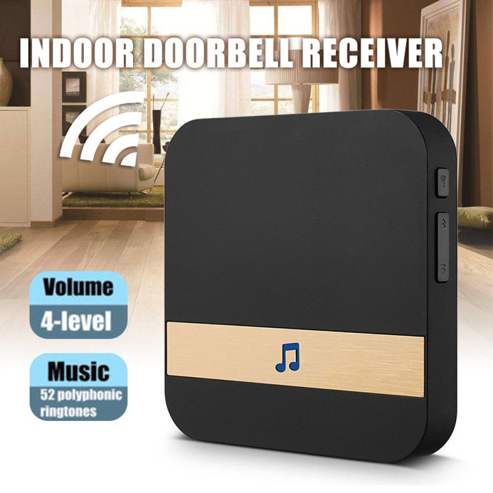 Home 52-Tunes Chime Ding Dong Wireless WiFi Door Bell Receiver US plug - Image 3