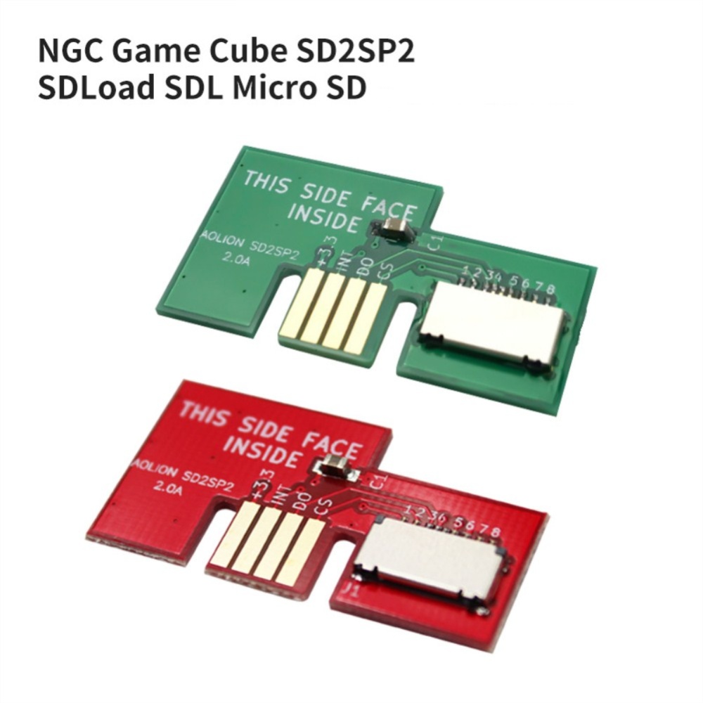 NGC Game Cube SD2SP2 SDLoad SDL Micro SD Card TF Reader for Nintendo Gamecube Serial Port green - Image 2