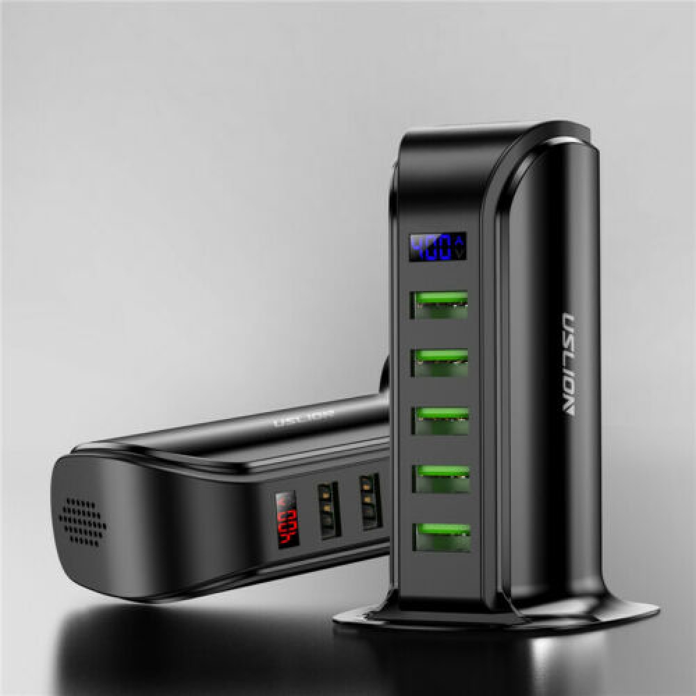 5 Port USB Plug Charging Station Dock Stand Desktop Charger Hub for Phone U.S. regulations - Image 3