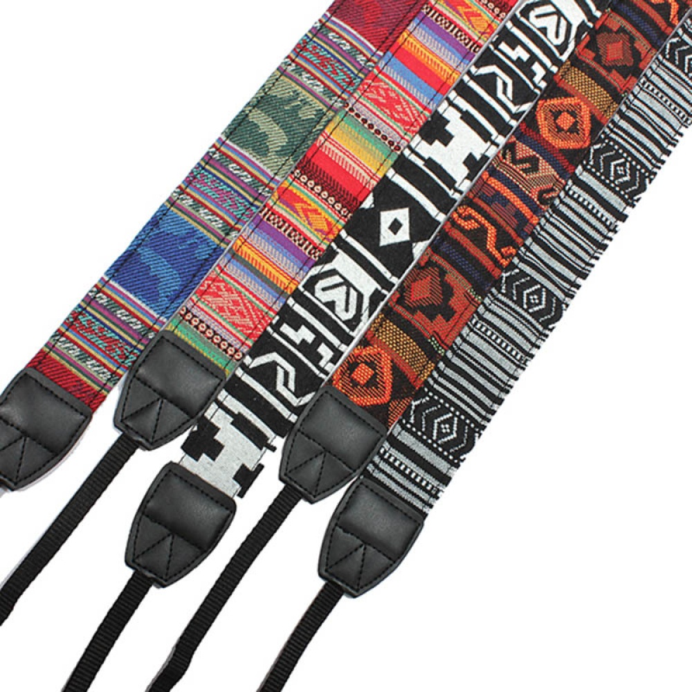 SLR Camera Strap Cloth Micro Single Digital Shoulder Ethnic Style Adjustable - Image 3