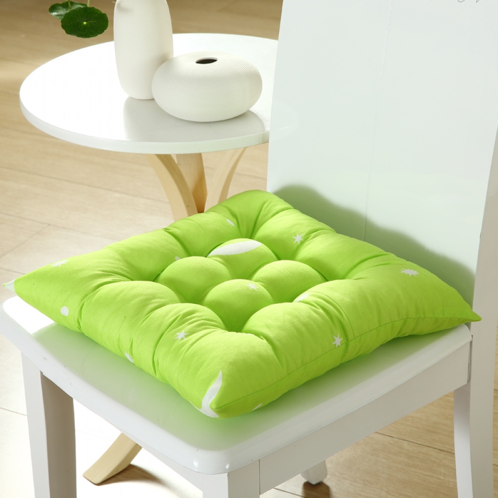 Stars Moon Printing Chair Cushion Seat Pad with Cotton Filling 40X40CM Brown - Image 2