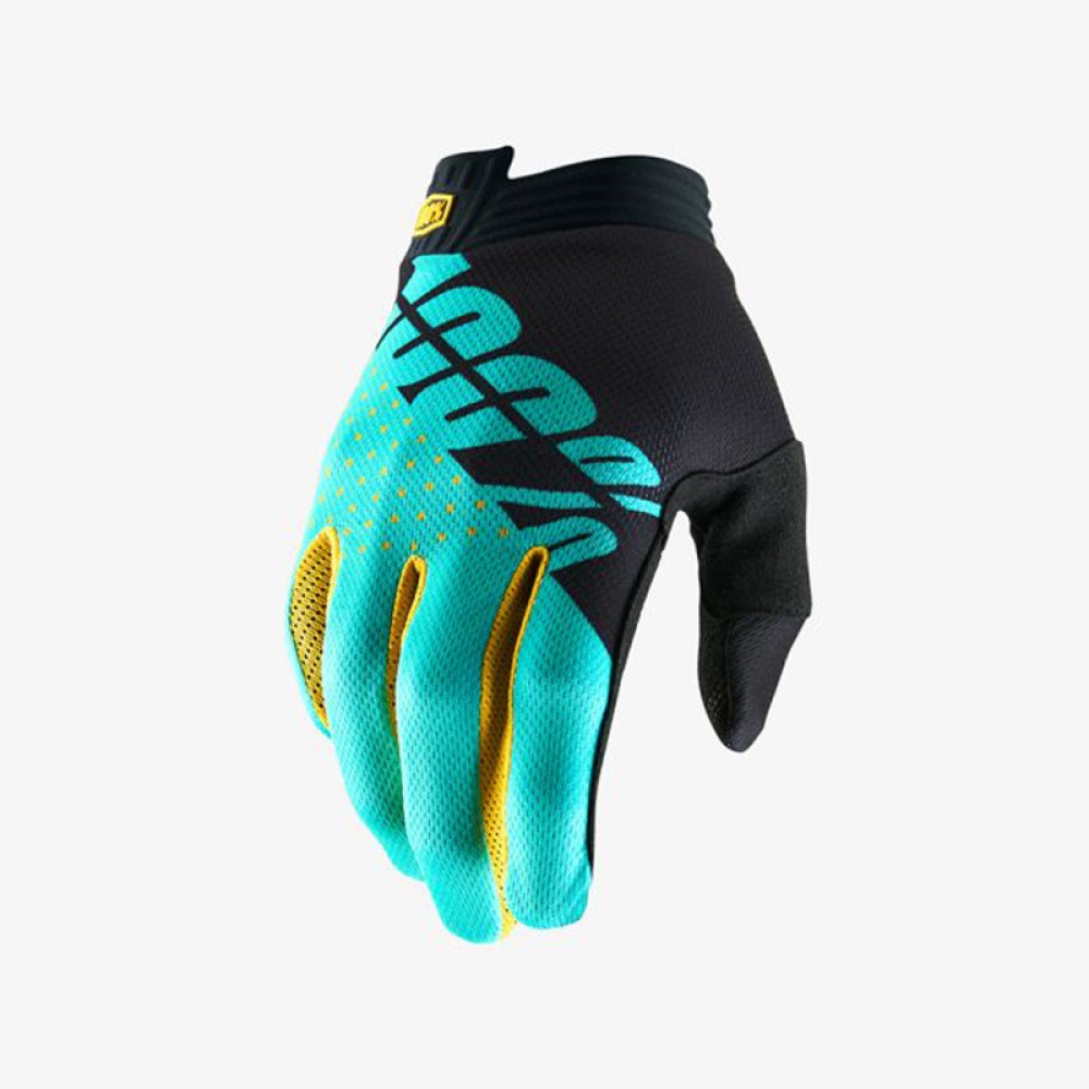 Motorcycle Gloves Mountain Bike Racing Glove Locomotive Delicate Motorsport MTB Gray Letter_L - Image 2