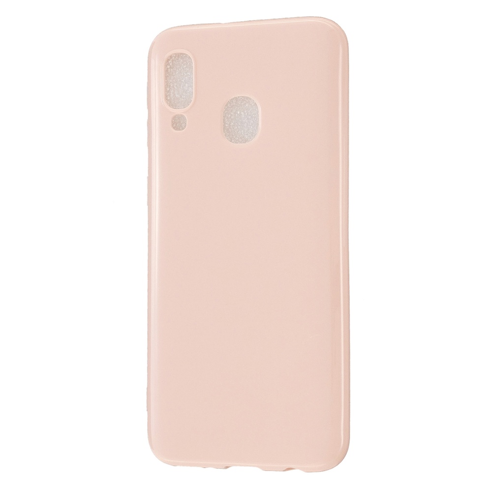 For Samsung A20E/A40/A70 Cellphone Cover Soft TPU Phone Case Simple Profile Scratch Resistant Full Body Protection Shell Sakura pink - Image 2