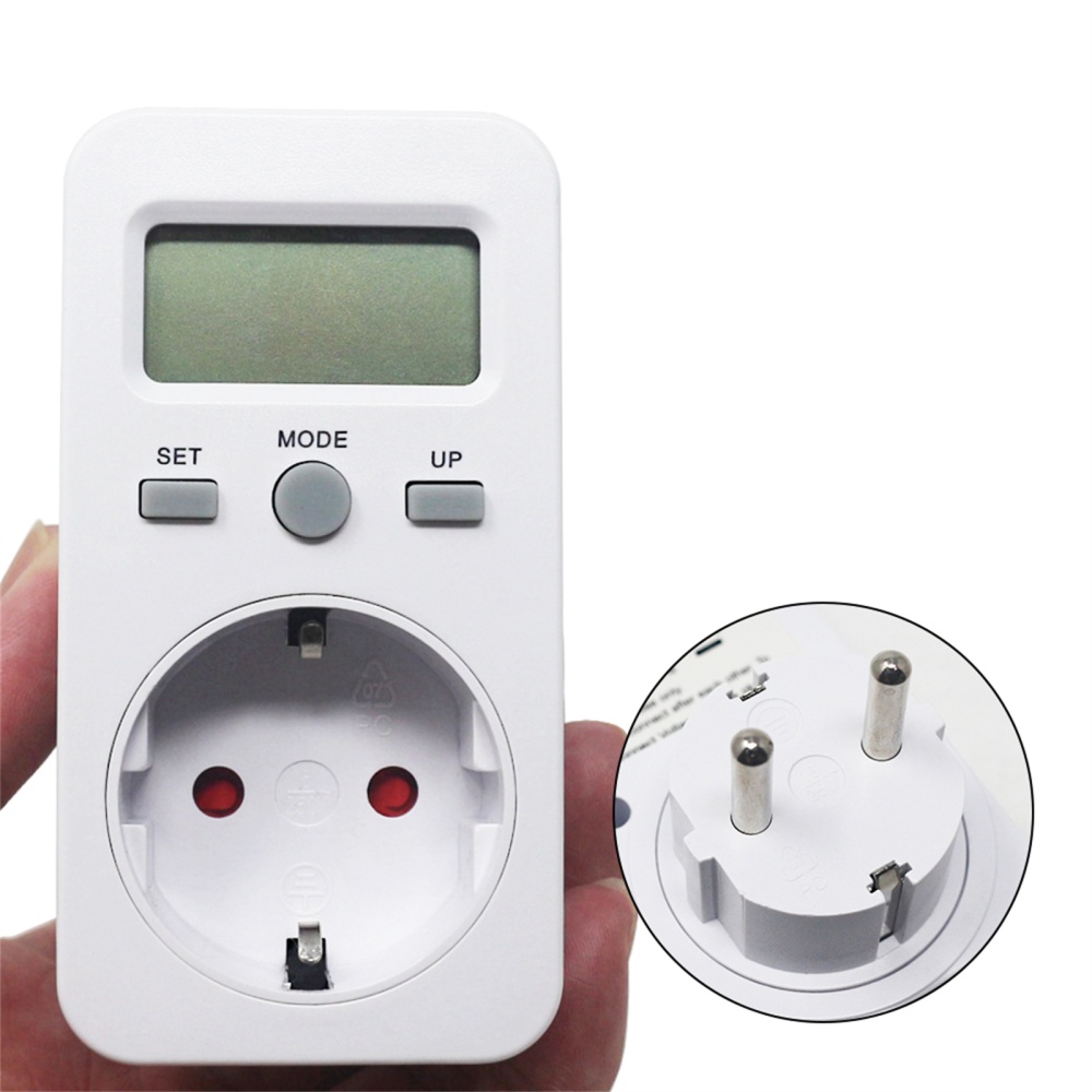 16a 3680w Digital Power Meter Energy Lcd Watt Meters Detector For Indoor Use (eu Plug) EU plug - Image 2