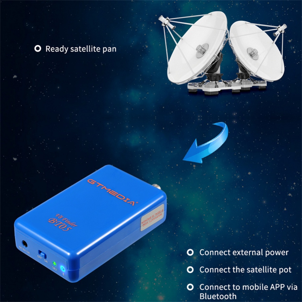 V8 Finder Bt05 Satellite Digital Dvb S2 Gtmedia Compatible for Android IOS US Plug - Image 2