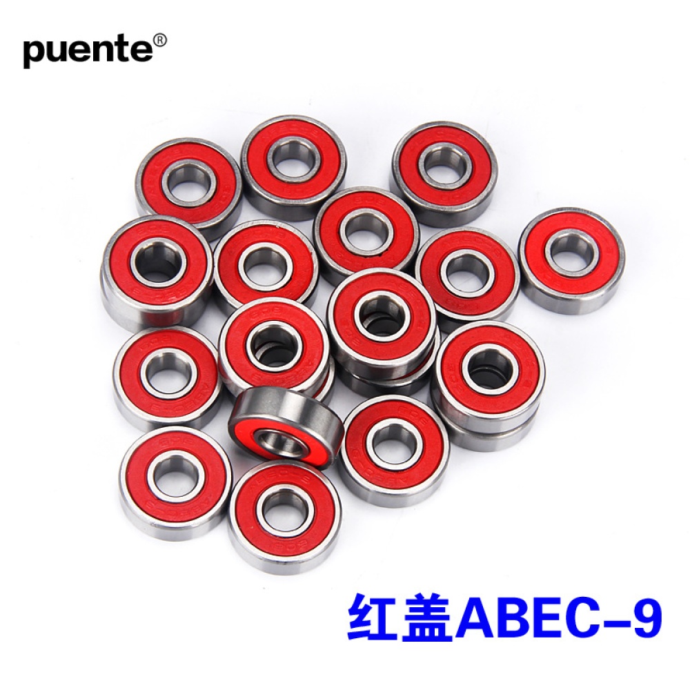 Precision 608 RS ABEC 9 Professional Ball Bearings Scooters Electric Drills High-speed High-Strength Replacement Red cover ABEC-9 - Image 3