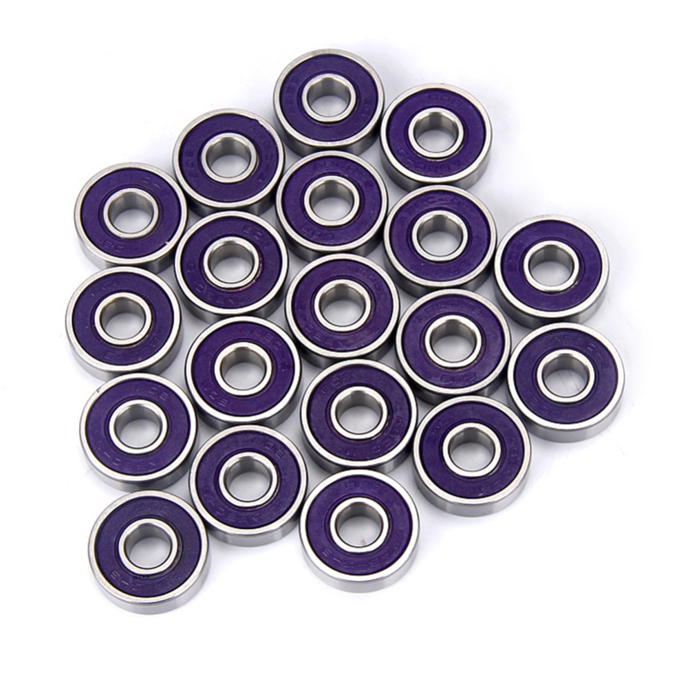 Precision 608 RS ABEC 9 Professional Ball Bearings Scooters Electric Drills High-speed High-Strength Replacement Purple cover ABEC-9 - Image 2