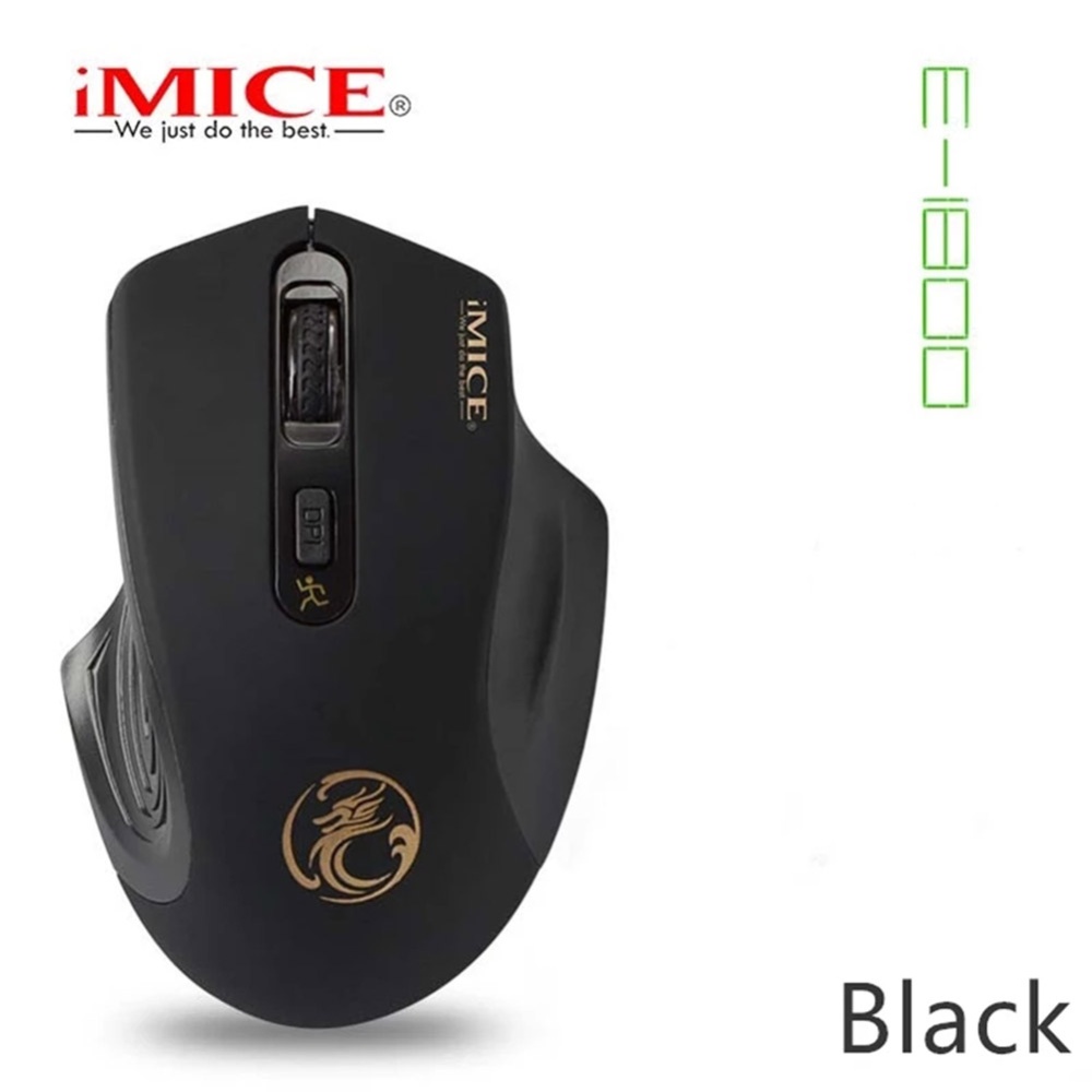 2.4g Wireless Mouse For Laptop Pc Adjustable 1600 Dpi Usb Gaming Mice Computer Ergonomic Design green - Image 3