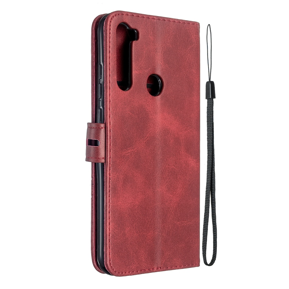 For Redmi Note 8T/Redmi 8/Redmi 8A Case Soft Leather Cover with Denim Texture Precise Cutouts Wallet Design Buckle Closure Smartphone Shell - Image 3