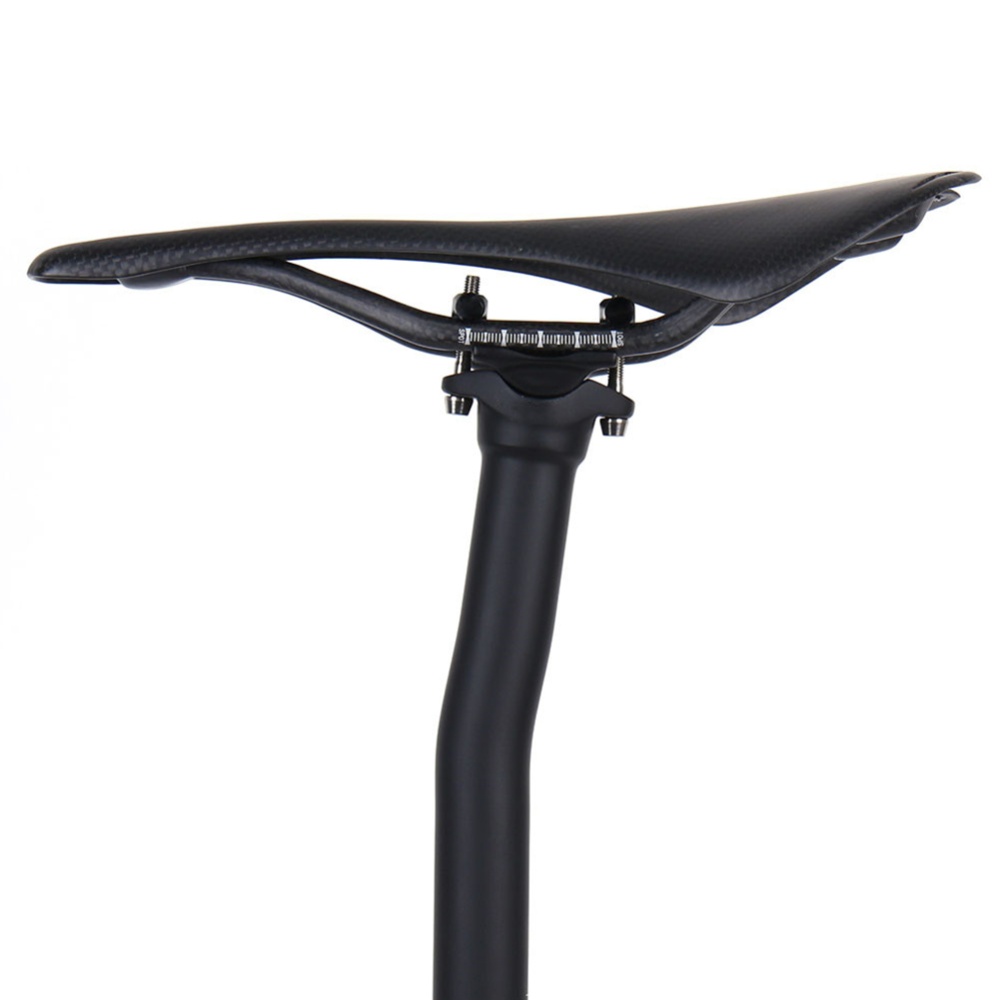 Carbon Fiber Bike Seat Post Bicycle SeatPost Tube for Road 27.2 / 31.6*350mm/400mm 0 degree_31.6-400mm - Image 2