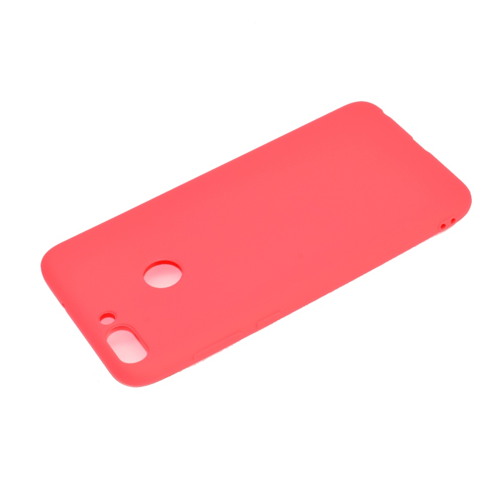 for HUAWEI Honor 9 lite Cute Candy Color Matte TPU Anti-scratch Non-slip Protective Cover Back Case red - Image 3