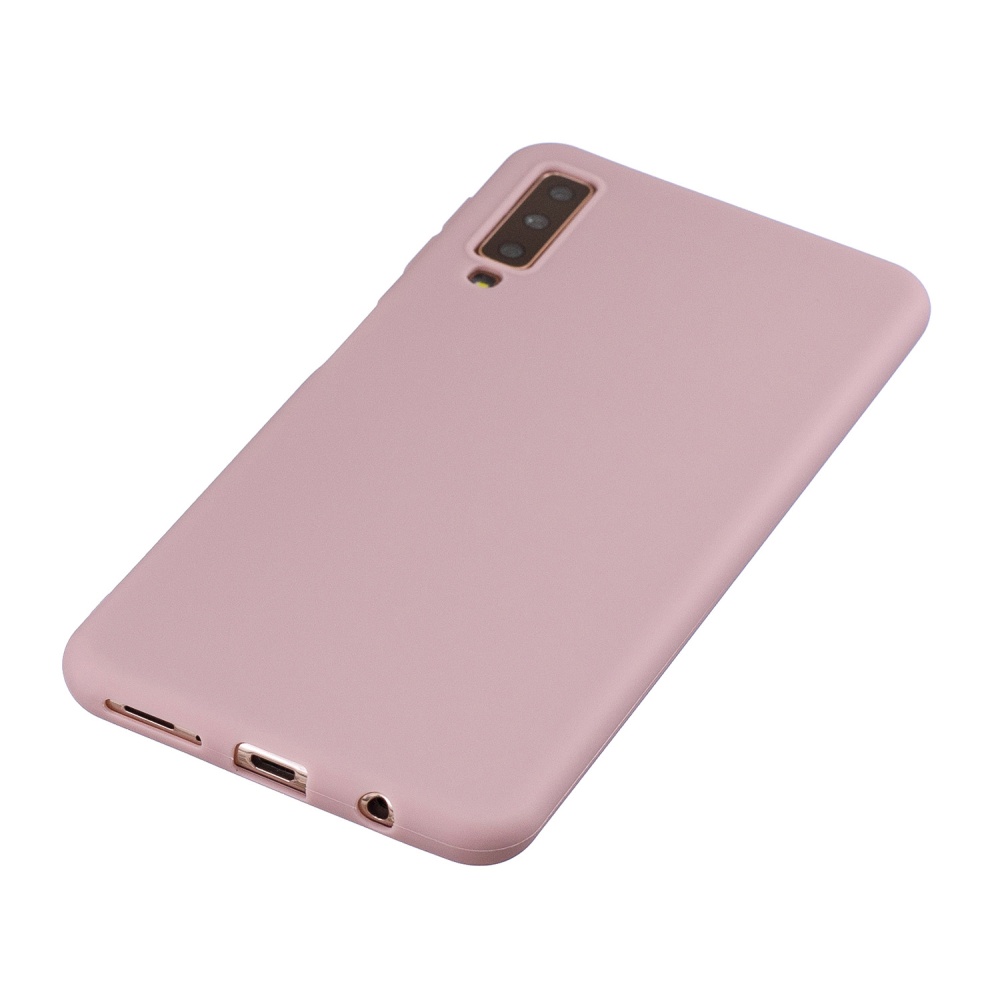 For Samsung A7 2018 Lovely Candy Color Matte TPU Anti-scratch Non-slip Protective Cover Back Case 10 - Image 3