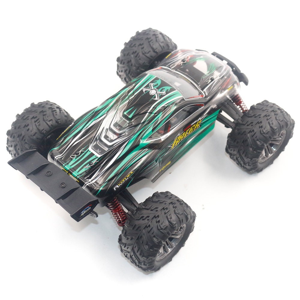 RC Car 4WD Brushed Motors Driving Desert Truck Drive Bigfoot Model Off-Road Vehicle Toy XINLEHONG 9138 1/16 green - Image 3