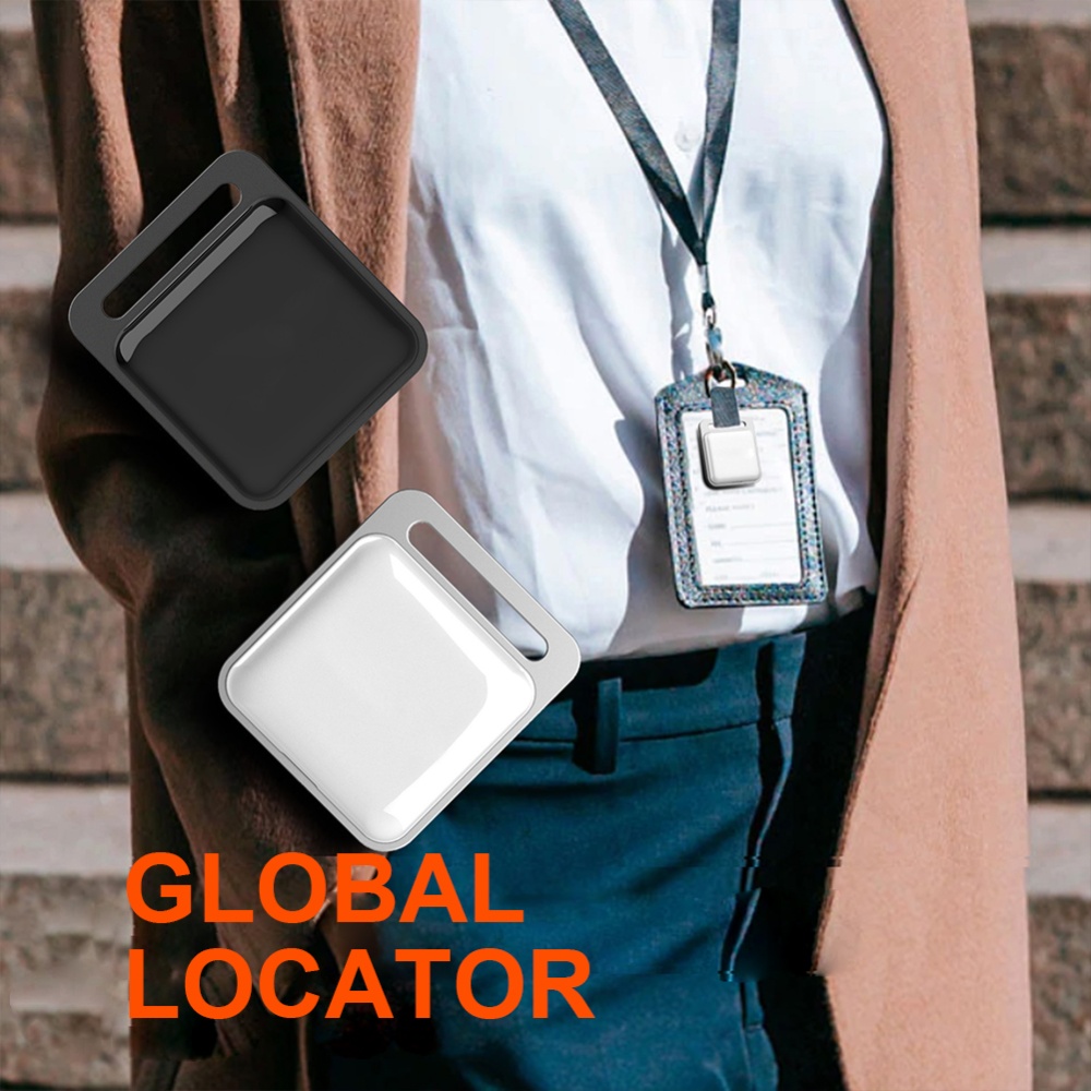 Smart Square Finder Location Device Bluetooth Anti-lost Keychain Global 2-way for iPhone Android Phone Black - Image 3