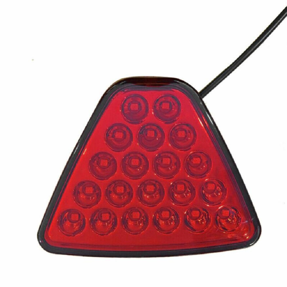 20 LED Car Motorcycle Trailer Tail Reverse Brake Light Work Lamp Stoplight Bulb Red shell_Bracket - Image 2