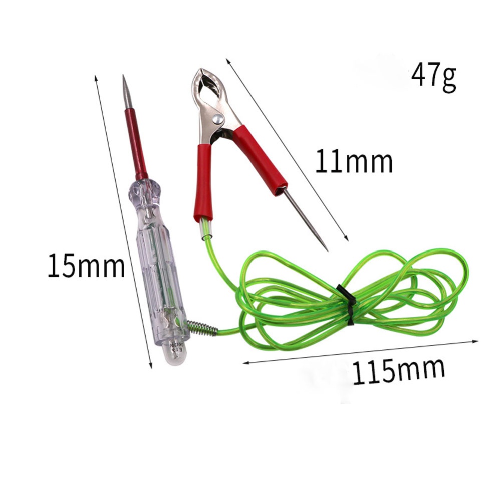 Car Test Light Electric Pen Line Multi-function Electrician Special Maintenance Tool Green - Image 3