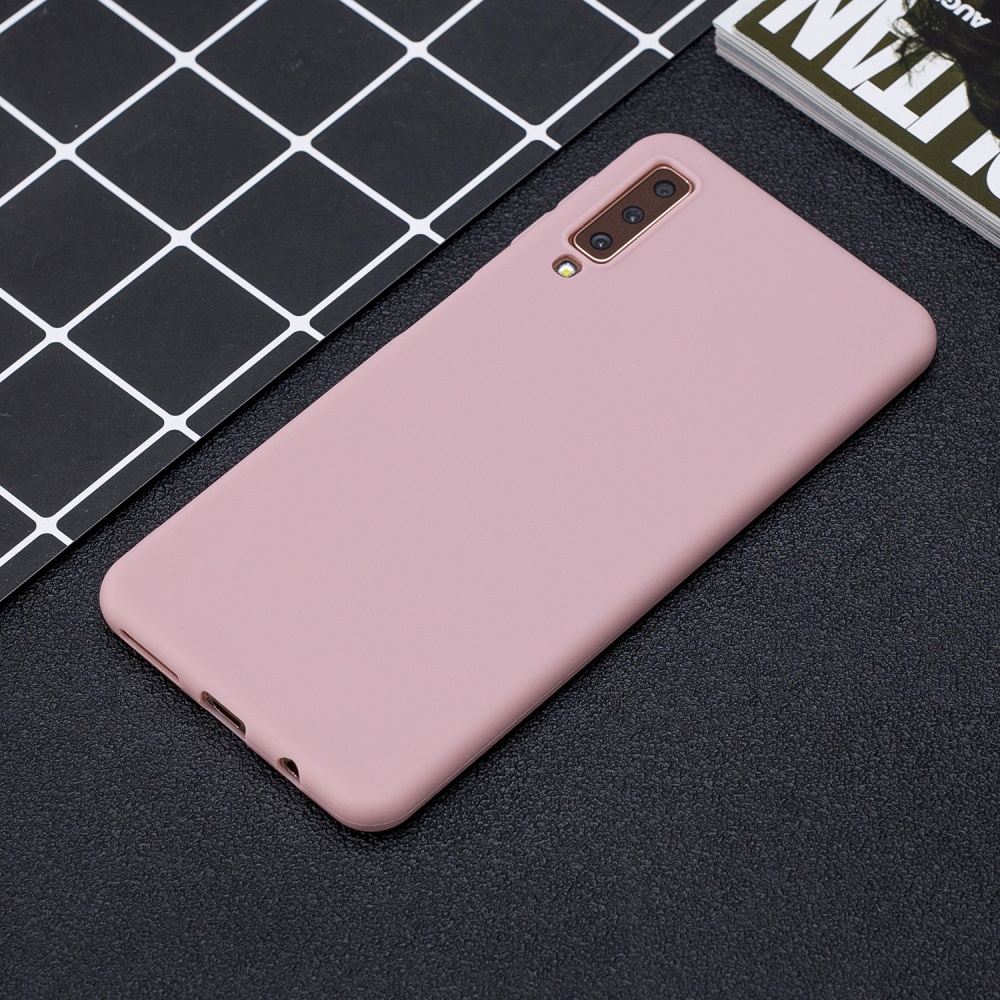 For Samsung A7 2018 Lovely Candy Color Matte TPU Anti-scratch Non-slip Protective Cover Back Case 11 - Image 3