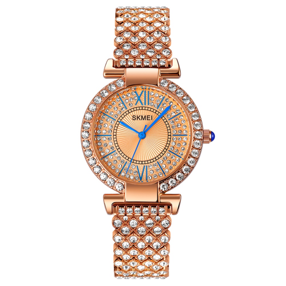 Women Quartz Watch Zinc Alloy 1956 Fashion Movement Waterproof Comfortable rose gold - Image 3