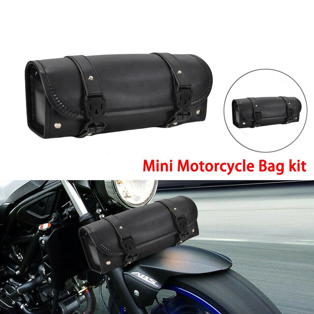 Motorcycle Hanging Bag Retro Modified Locomotive Side Storage Kit black - Image 2