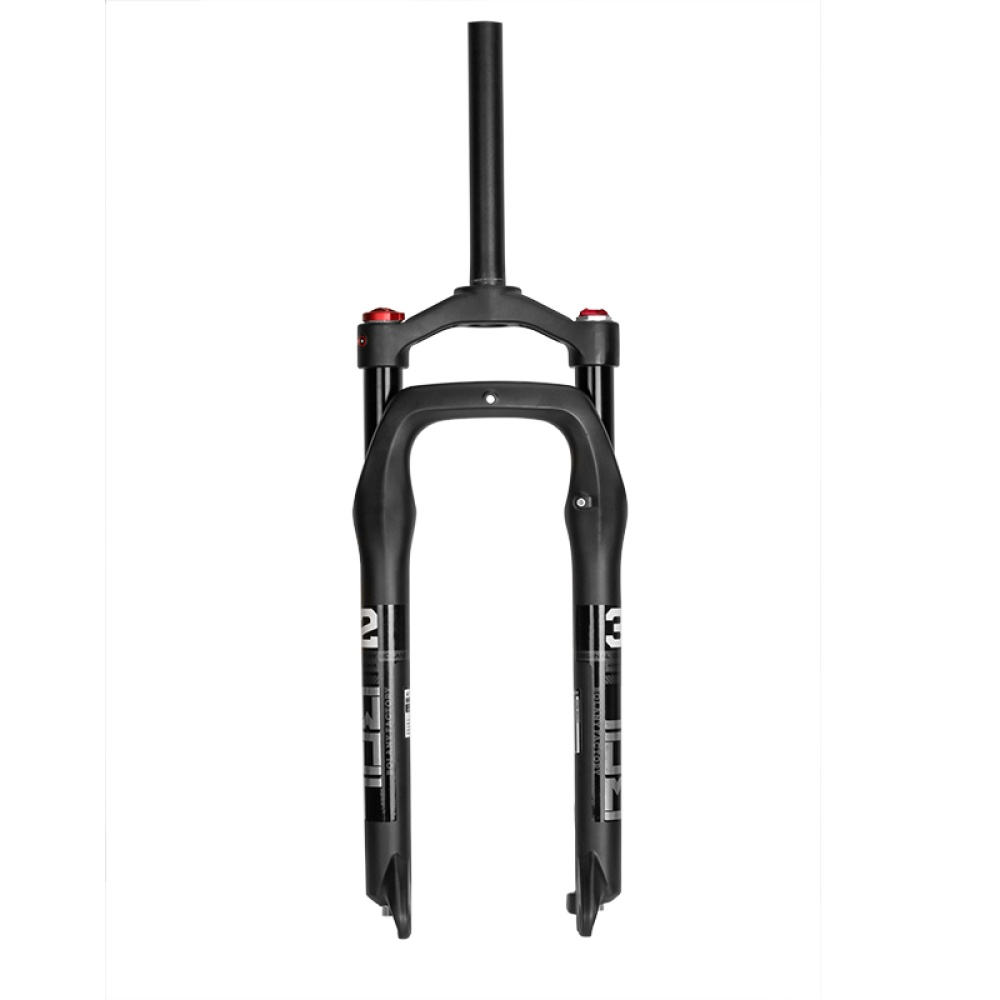 BOLANY Snow Bike Front Fork For A Bicycle 26inch Aluminum Alloy Air Gas Fat 4.0""Tire Accessories Straight pipe shoulder control - Image 3