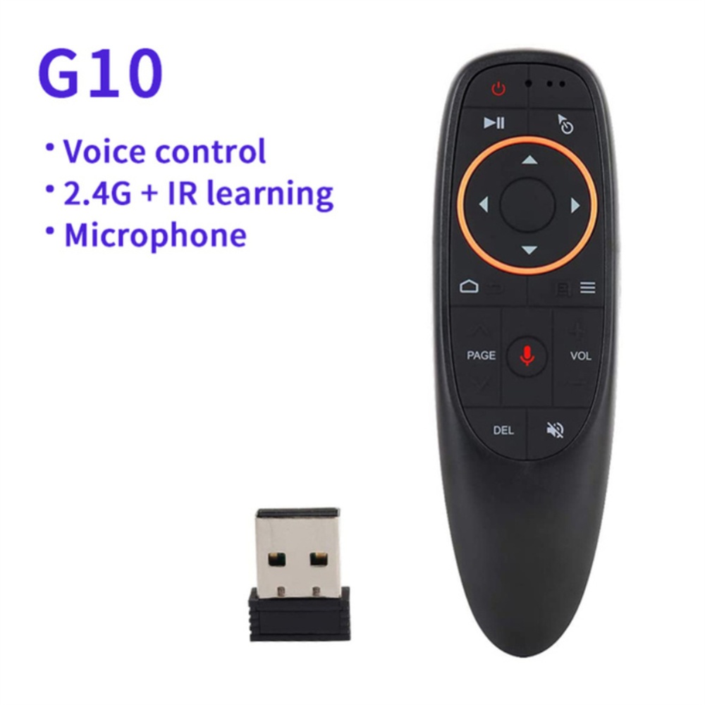 Smart Voice Remote Control Wireless Air Fly Mouse 2.4g G10 G10s Pro Gyroscope Ir Learning Compatible For Android Tv Box G10S BT - Image 2