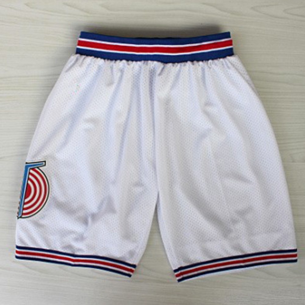 Retro Mesh Cool Shorts Casual Sports Basketball Squad Fashion Short Pants white_M - Image 2