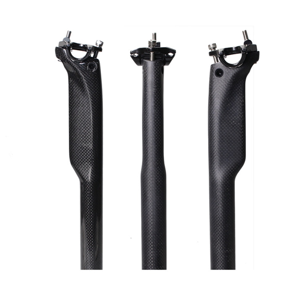 Carbon Fiber Bike Seat Post Bicycle Tube for Road Matt 27.2/30.8/31.6 x 350mm/400mm Matt_30.8-400mm - Image 3