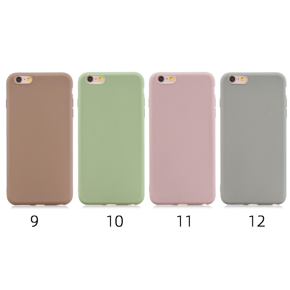 For Samsung A6 PLUS Lovely Candy Color Matte TPU Anti-scratch Non-slip Protective Cover Back Case 10 - Image 3