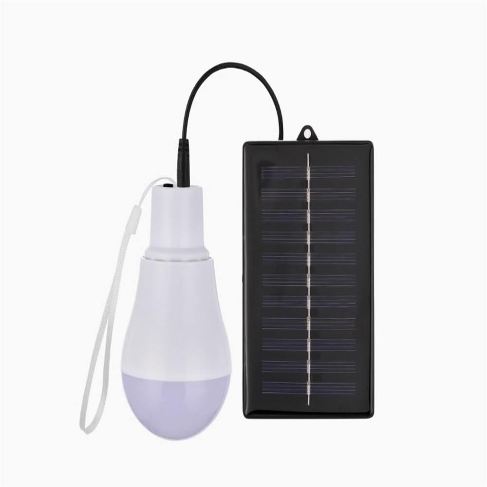 Outdoor Camping Led Lights Bulb Solar Panel Powered High Brightness Tent Lamp For Indoor light bulb