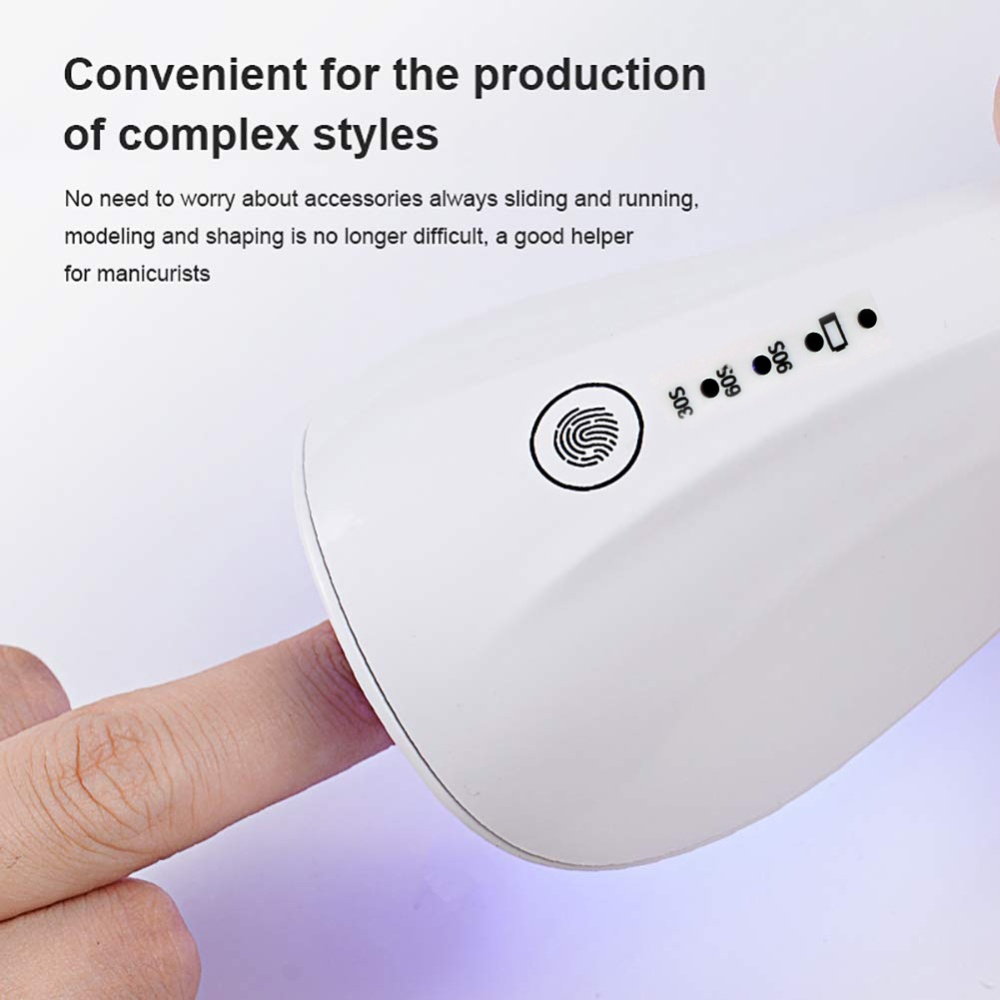 5W Handheld Nail Lamp Dryer Machine Uv Led Portable Micro Usb Charging Quick-drying Manicure Spraying - Image 2