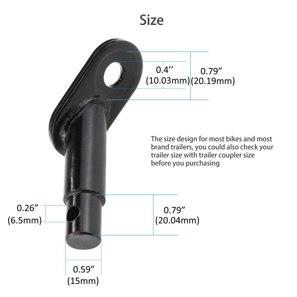 Bicycle Trailer Accessories Tractor Head Practical Set Fittings With buckle_Free size - Image 3