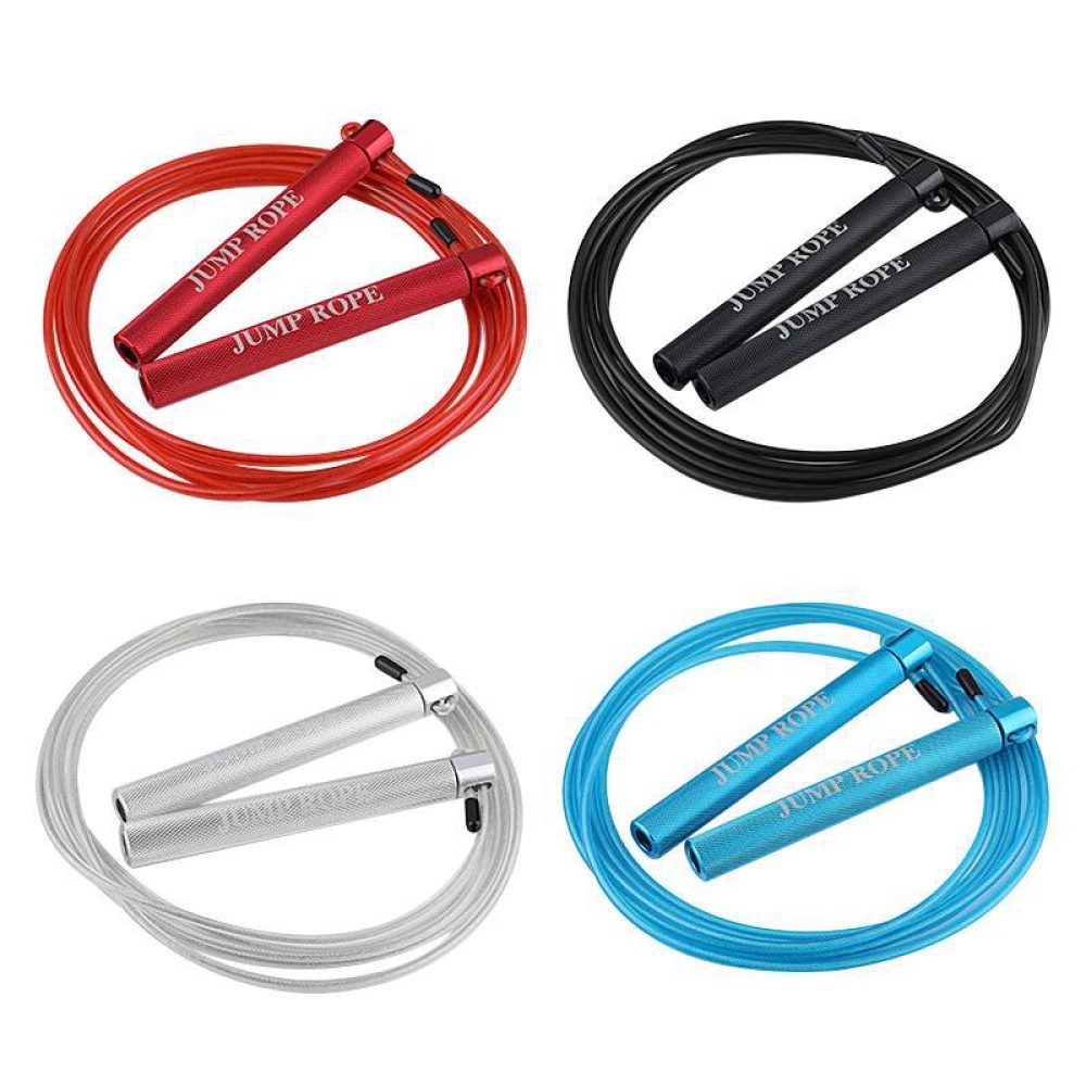 Professional Athletics Skipping With Ball Bearing Metal Handle Crossfit Fitness Equipment Jump Rope Red - Image 3