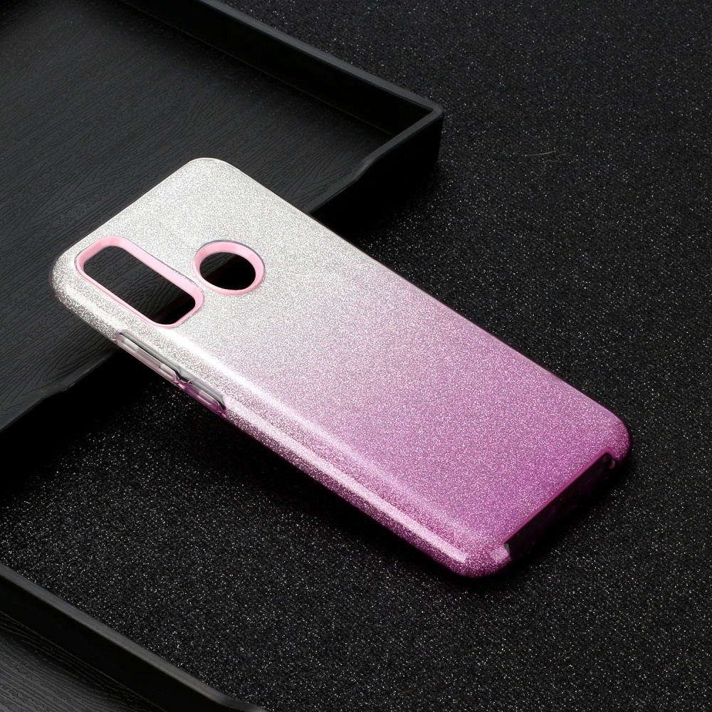 For HUAWEI Mate 30/Nova 5I pro/Mate 30 Pro/PSmart /Y5P/Y6P 2020 Phone Case Gradient Color Glitter Powder Cover with Airbag Bracket purple - Image 3