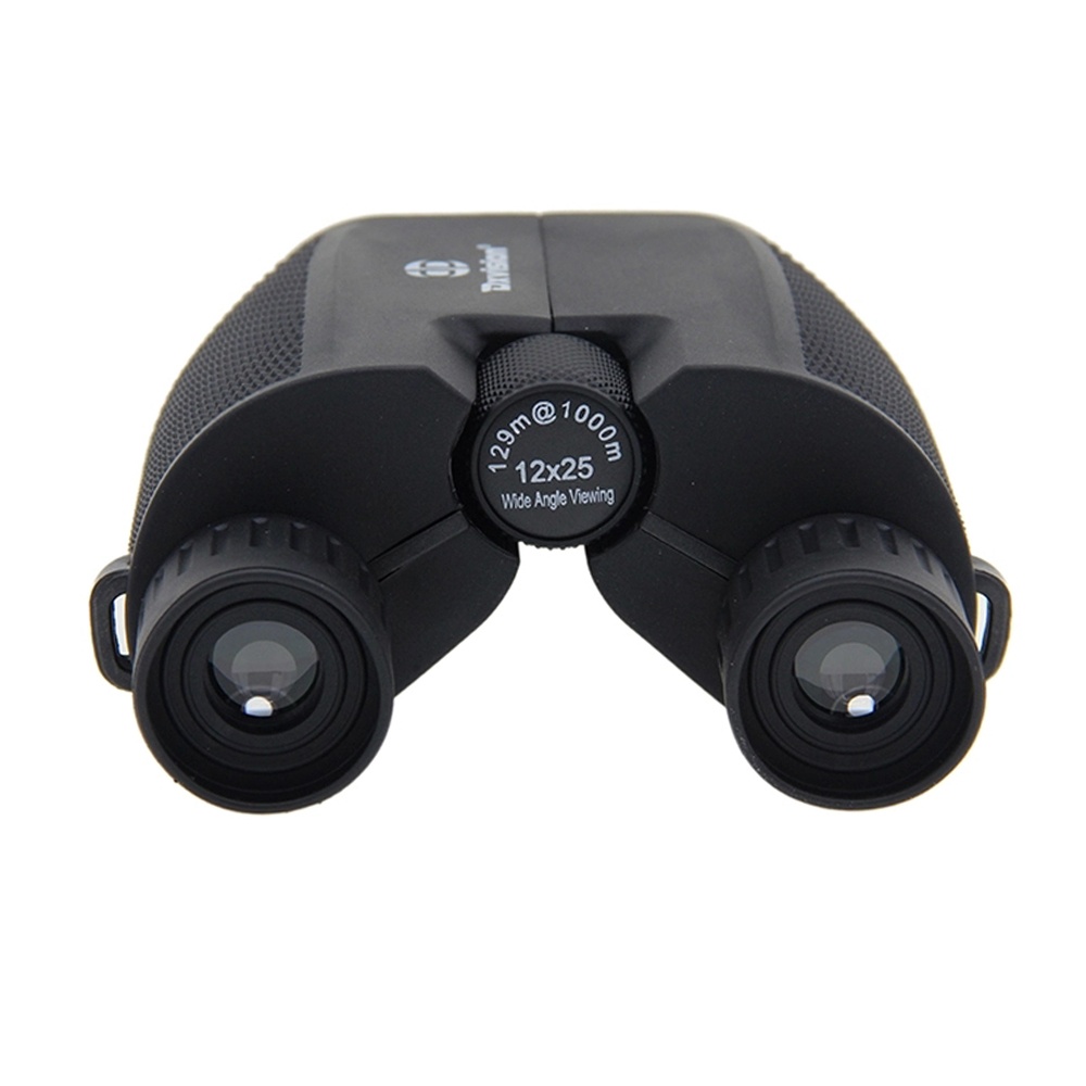 12X25 Mini Foldable Binoculars BAK4 Waterproof Telescope Lightweight Hiking Camping black - Image 3