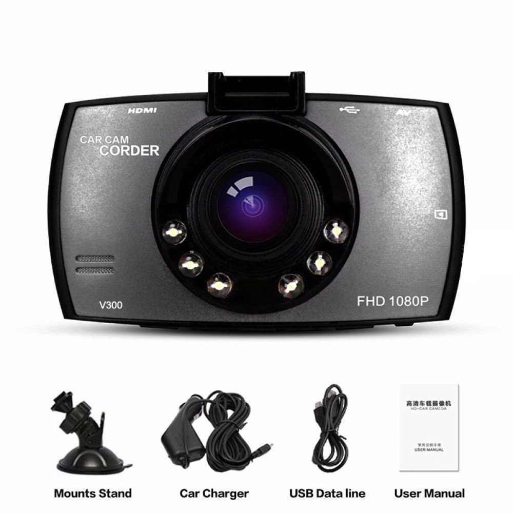 HD 2.4"" TFT 1080P Car DVR Vehicle Camera Video Recorder Dash Cam Night Vision black - Image 2