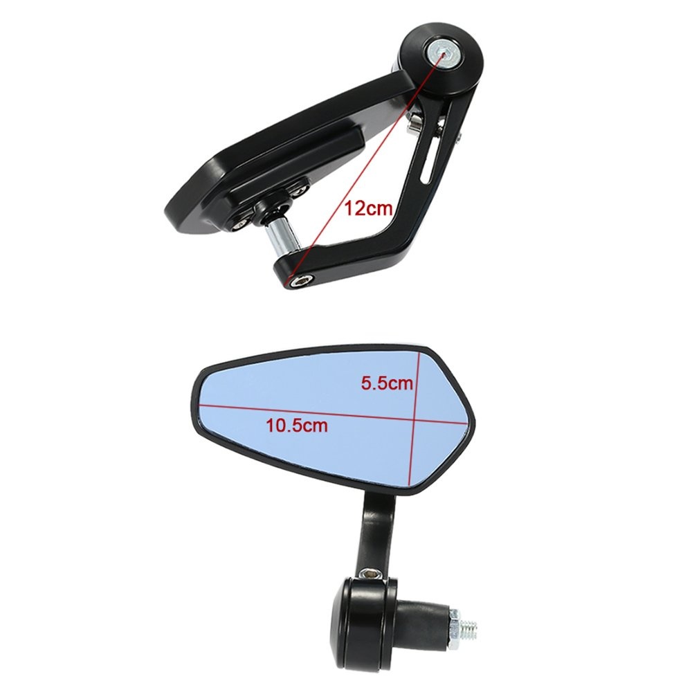 7/8"" Handle Bar End Rearview Mirror Motorcycle Rear view Side Mirrors for Honda Yamaha Suzuki Kawasaki Dukati Bmw - Image 3