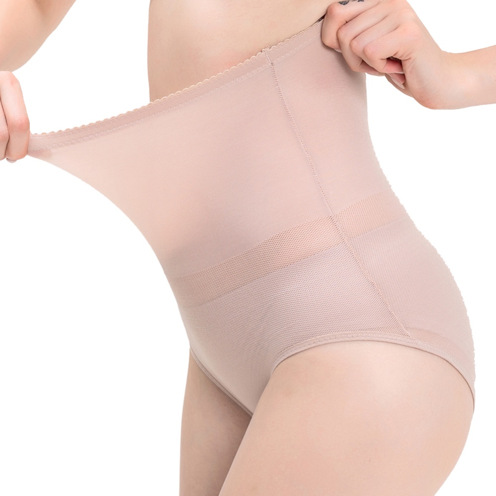 Women's Underpants High-waisted Hip-lifting Shaping Breathable Waist-binding Underwear apricot_XXL - Image 3