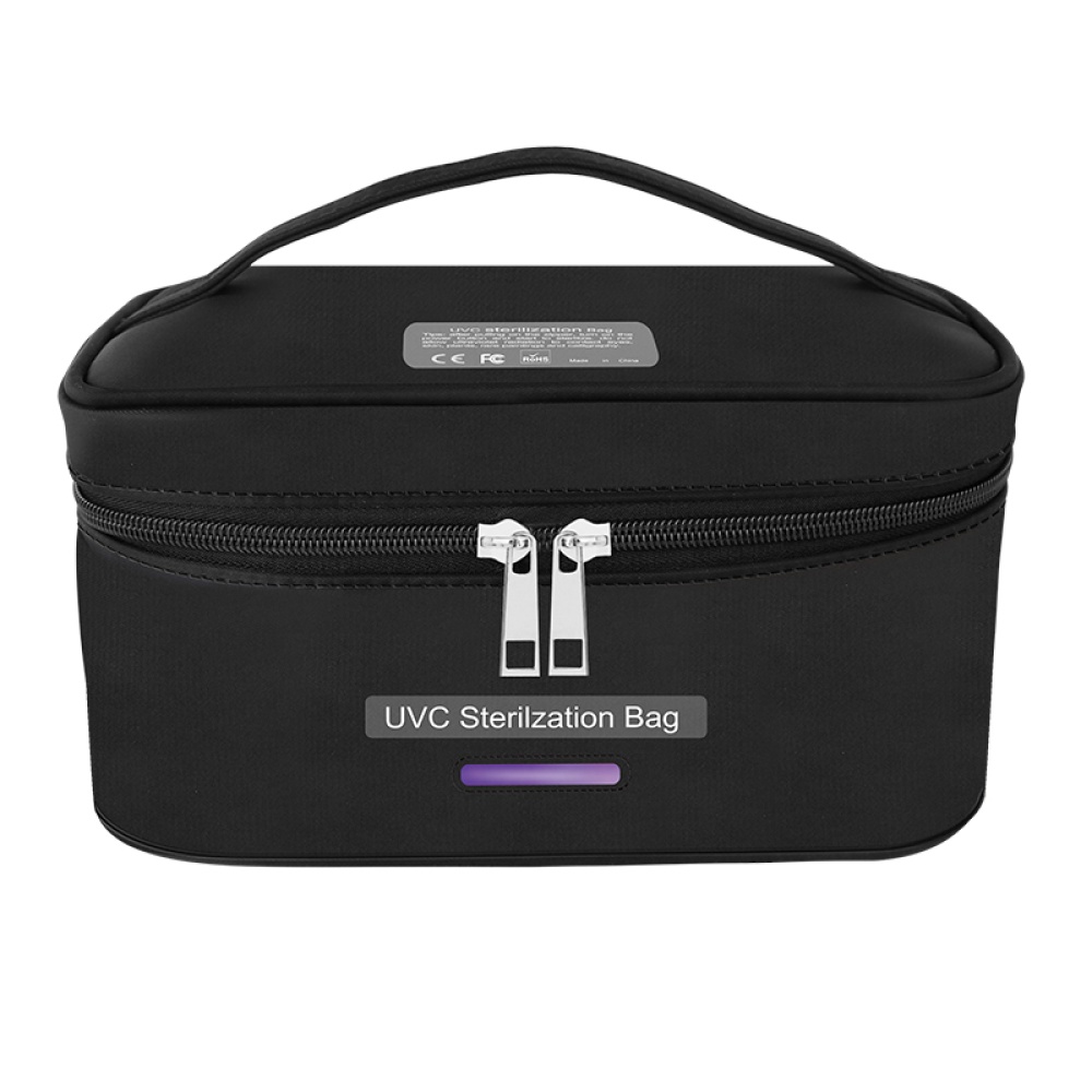 Uvc Ultraviolet Disinfection Bag Portable Sterilization Storage for Home Travel black - Image 2