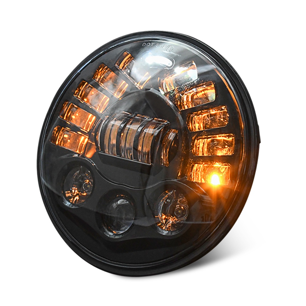 Led DRL Halo Headlight Aluminum 7-inch Matrix Gradient Color For Wrangler 7 inches - Image 2