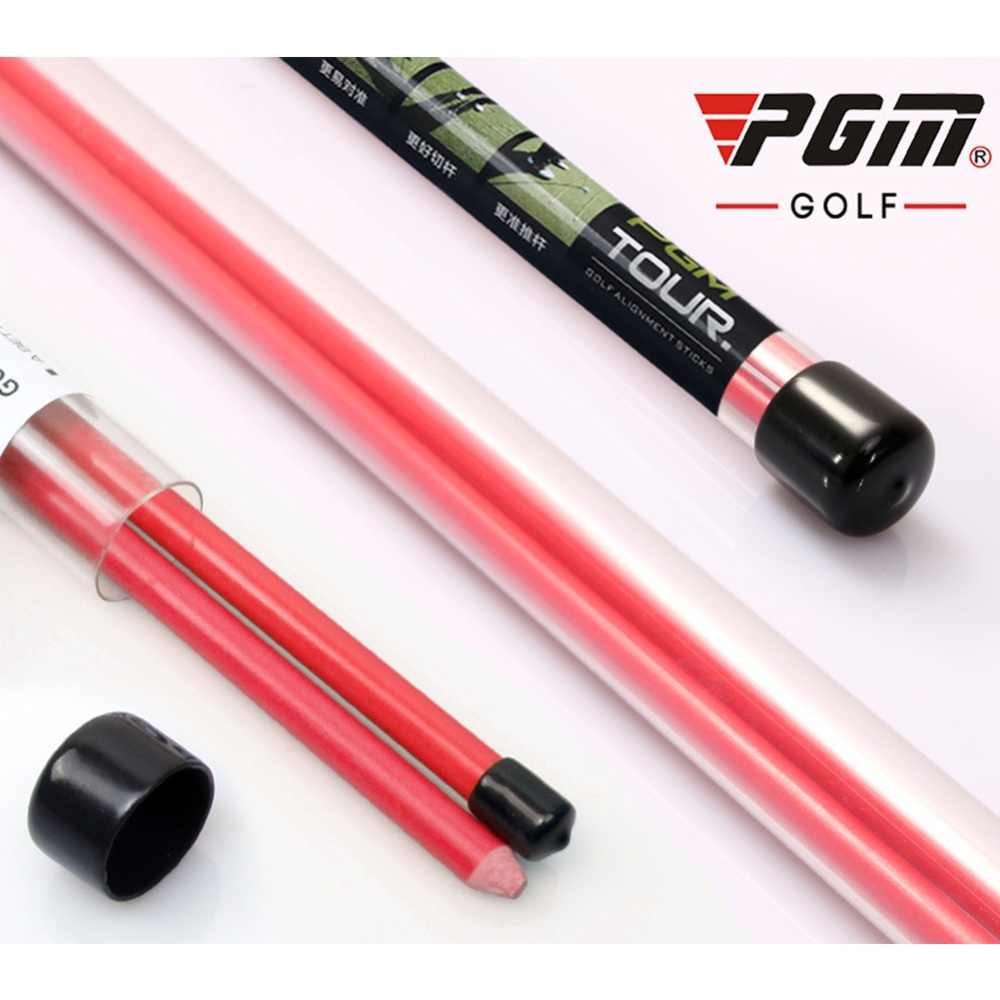 2 Pcs Golf Indicator Stick Putter Auxiliary Trainer Direction Training Equipments Red [with packaging shell] - Image 3