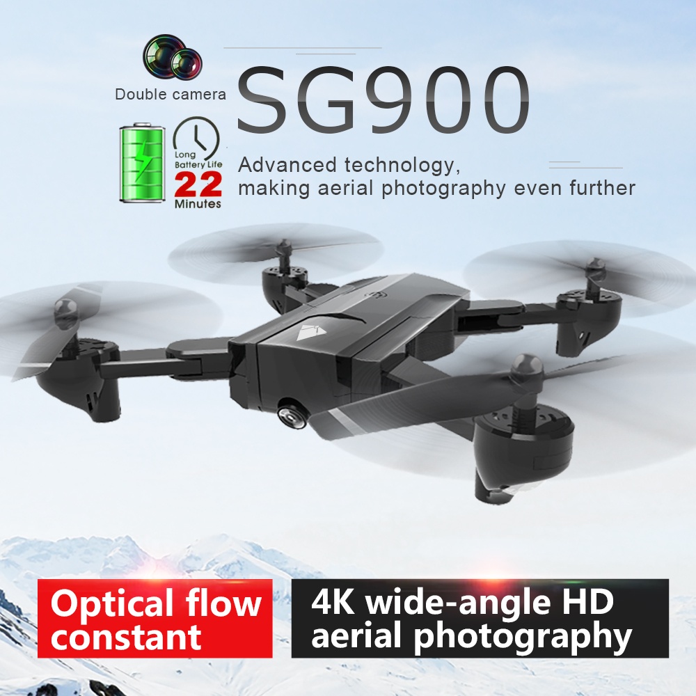 SG900 Drone Dual Camera HD 720P Profession FPV Wifi RC Fixed Point Altitude Hold Follow Me Dron Quadcopter 3 battery - Image 3