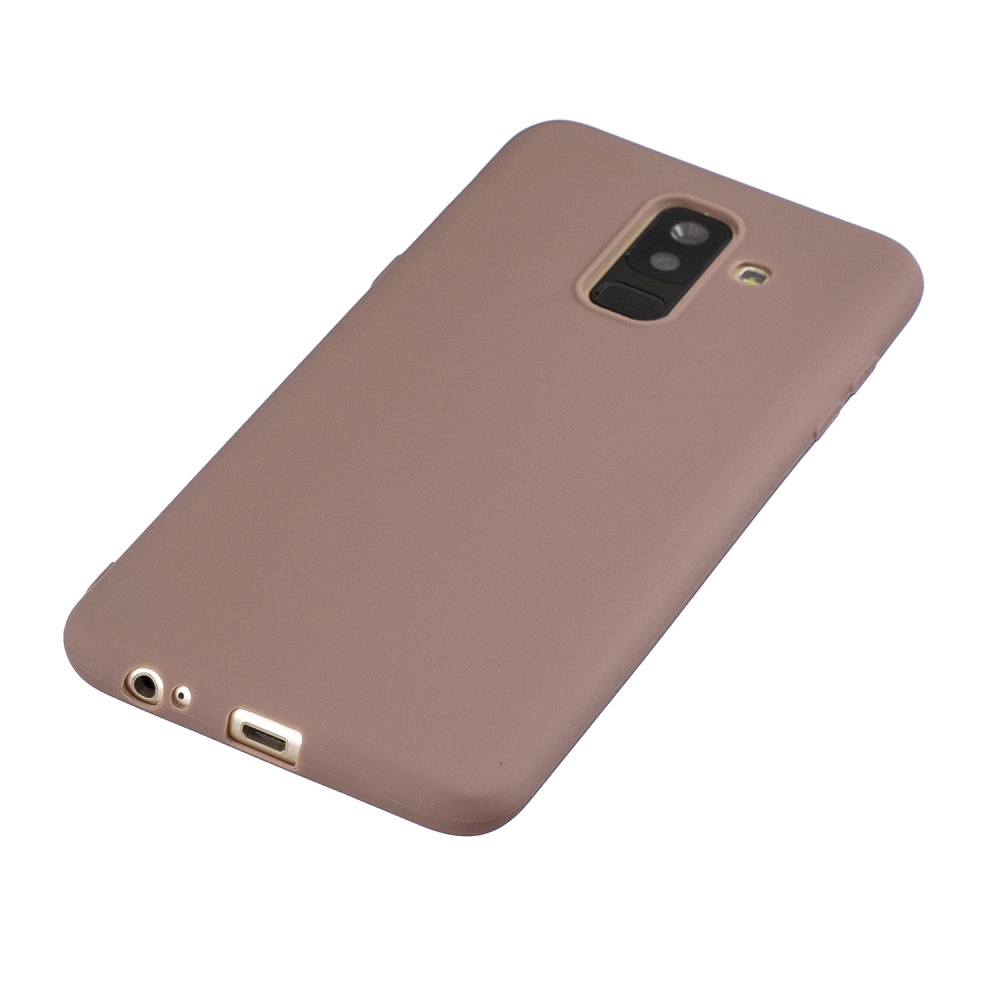 For Samsung A6 PLUS Lovely Candy Color Matte TPU Anti-scratch Non-slip Protective Cover Back Case 11 - Image 3