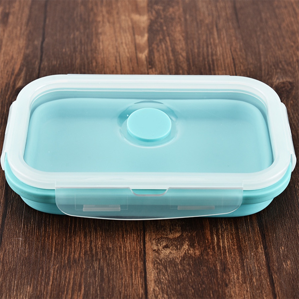 3Pcs/Set Folding Silicone Lunchbox High Temperature Resistant Silica Gel Preservation Box - Image 3