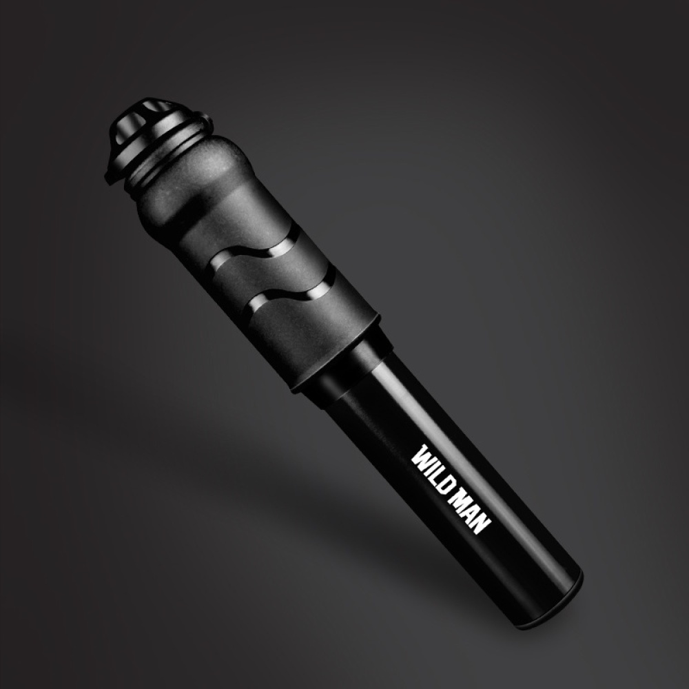 High-pressure Mountain Road Bike Portable Bicycle Pump US French Universal Nozzle Mini Basketball Bright black_One size