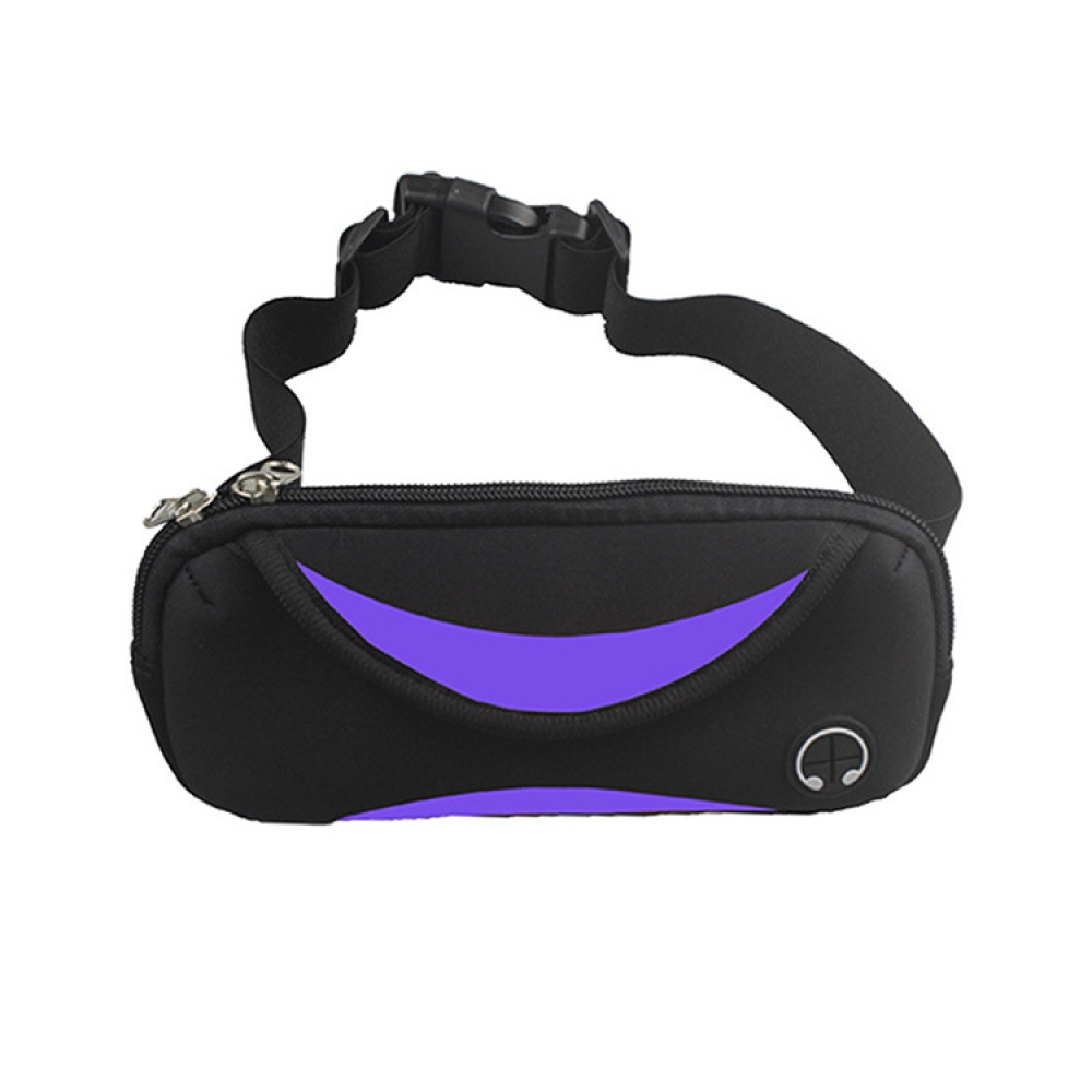 Outdoor Sports Waist Pack Bag Casual Fashionable Pocket Portable Purse purple_One size - Image 2