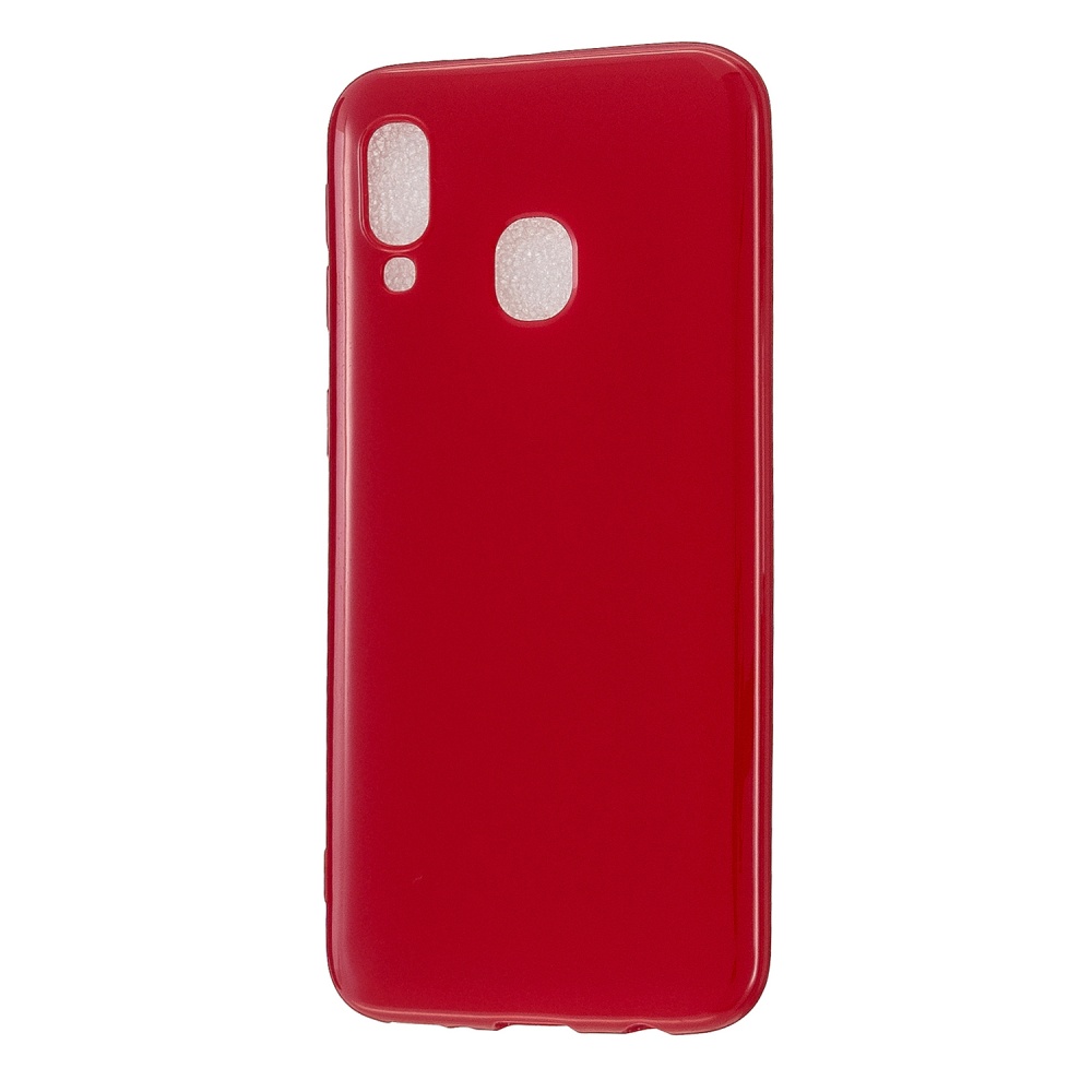 For Samsung A20E/A40/A70 Cellphone Cover Soft TPU Phone Case Simple Profile Scratch Resistant Full Body Protection Shell Rose red - Image 2