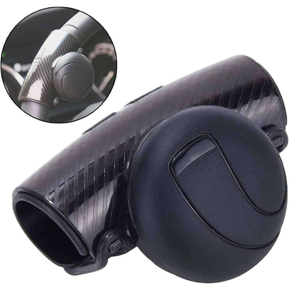 Car Steering Wheel Booster Silicone Power Ball Handle Control Spinner Accessories Black
