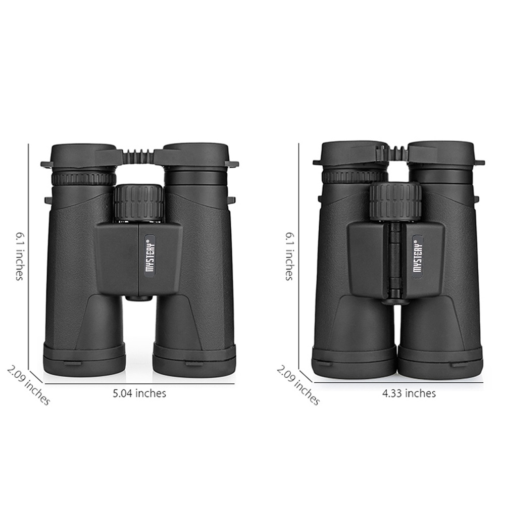 10X42 Mini Foldable HD Binoculars Waterproof Telescope Powerful BAK4 Hiking Camping black - Image 3